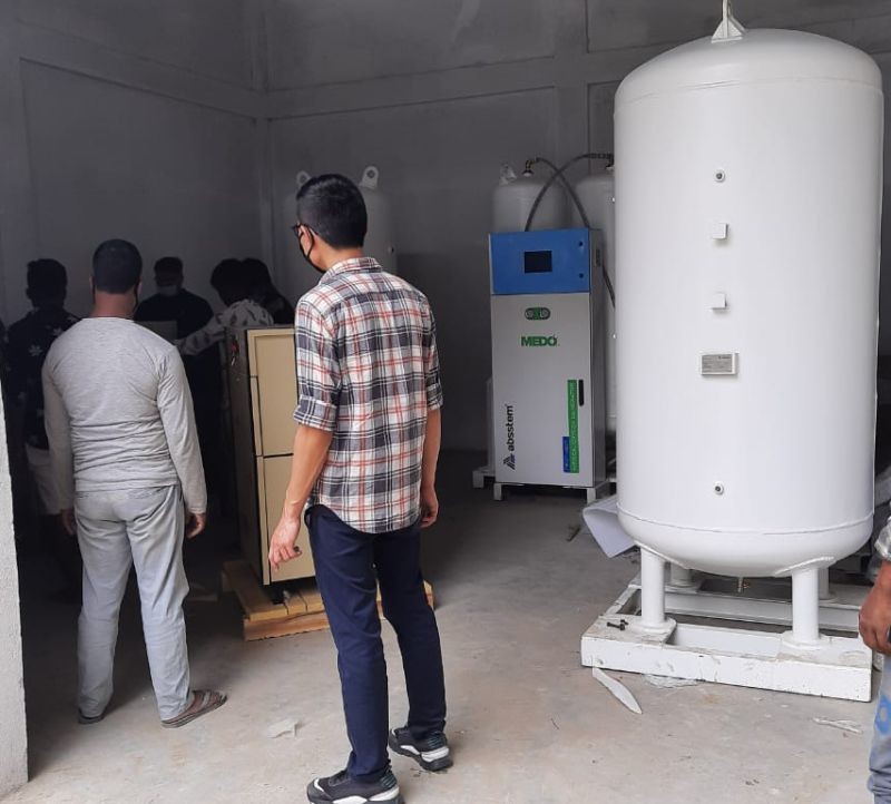 Three PSA oxygen generation plants are currently being installed in district hospitals of Kohima, Dimapur and Mokokchung.